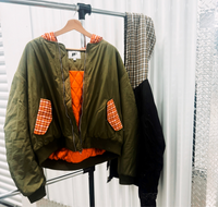 HF PLAID BOMBER-PRE ORDER