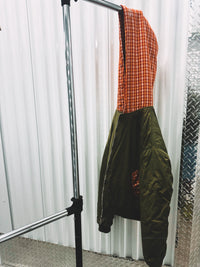 HF PLAID BOMBER-PRE ORDER